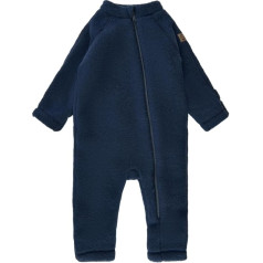 Mikk-line Walkooverall, Wollwalk Overall Baby, Baby Pyjamas Made of Wool for Baby and Toddler, 95% Wool, 100% Mulesing-Free Merino Wool, Pyjamas Baby Without Feet