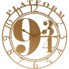 Warner Bros Harry Potter Alumni Wall Clock Platform 9 3/4