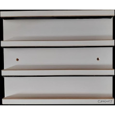 Clipboart ® Vertical or Horizontal Bracket for 15x Ice Hockey Puck Wall Mount Wall Mount (15x Pucks)