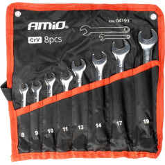 Atslēgu komplekts 8-19 mm 8 gab.  -04193