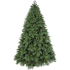 Christmas Tree Realistic Leaves PVC PE Superfulte Green Quick Opening 210 cm - 2971 Branches