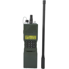 Dummy Radio Case Model, Portable Universal PRC-152 Dummy Radio Housing Model Housing with Antenna Without Function Talkie Walkie Area Z020 Radio Set Handheld Radios Walky Talky Green