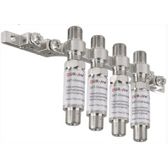 Dur-Line DEB4 Grounding Block + 4x Surge Protection Earthing Block