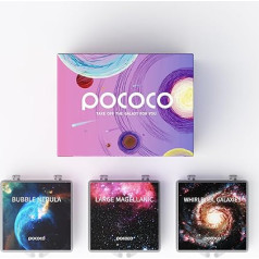 Nebula Realistic Discs for POCOCO Galaxy Lite Star Projector Home Planetarium, 5K Ultra HD, Pack of 3 (Nebula - 3 Discs without Projector)