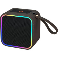 Hosgubo Bluetooth Speaker, LED Light, Stereo Pairing