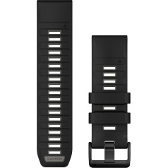 Garmin QuickFit Silicone Strap 20mm Black/Pebble Grey