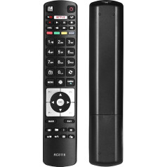 RC5118 Universal Remote Control Compatible with Telefunken/Bush/Digihome/Alba/Polaroid/FINLUX/Hitachi Smart TV