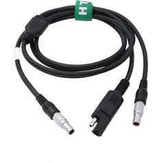 Trimble GPS Radio Cable R7 R8 4800 R10 GNSS Receiver to Pacific Crest PDL450 LPB A00924A 5pin 7pin SAE with Power