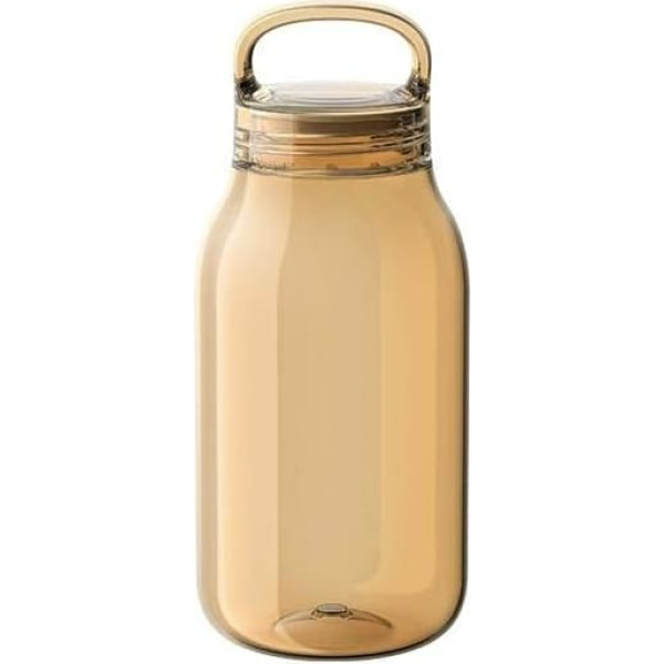 Kinto 20382 300ml Amber Lightweight Compact Dishwasher Safe Water Bottle