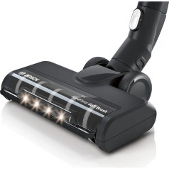 Bosch BHZUHF Hard Floor Soft Nozzle, Suitable for Unlimited Series 6 and 8 Cordless Vacuum Cleaners, Parquet and Tiles, LED Lighting, Gentle Cleaning, Original Accessories, Black