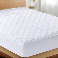 Utopia Bedding California King Quilted Mattress Topper Mattress Cover Stretches to 16