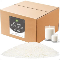 Waxcanpy Soy Wax for Candles, Premium Candle Wax 5 kg, Candle Wax for Watering, 100% Natural Eco Soy Wax for Candles