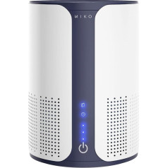 MIKO HEPA Air Purifier for Home Covers up to 86 m2, 3 Fan Speeds, Built-in Timer, 150 CADR, Sleep Mode - Real H13 HEPA Removes 99.97% Smoke, Pollen, Pets, Allergens