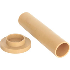 NKlaus 3D DIY Candle Making Candle Mould Made of High-Quality Plastic Candle Mould Cylinder with Removable Base 36454