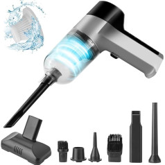 LUXHEIM Handheld Vacuum Cleaner Battery, 10000Pa Rechargeable Portable Lightweight Mini Vacuum Cleaner, 3-in-1 Car Vacuum Cleaner with Washable HEPA Filter, Car Wireless Vacuum Cleaner for Car, Home,
