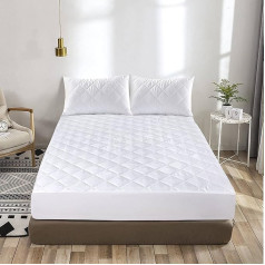 Style and Choice® Quilted Mattress Protector 30cm Deep Edge Fitted Sheet Style Hypoallergenic Dust Mite Proof Breathable Noiseless (Non Waterproof, King Size)