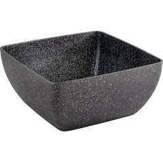 APS Frostfire 30504 Bowl Aluminium Non-Stick Coating 25 x 25 cm Height 12 cm 3.8 Litres Black/Silver