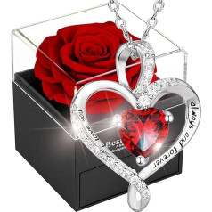 Willuck Eternal Rose, Preserved Rose, Red Rose, Gift for Her for Birthday, Valentine's Day, Christmas, Mother's Day, Gifts for Your Wife, Mother, Grandmother, Girlfriend