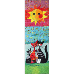 Rosina Wachtmeister doormat colourful size 60x180 cm