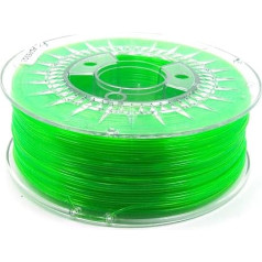 POPESQ® 1 kg x Premium Filament 3D Printer PET-G PETG 1.75 mm Green Transparent / 1 kg x Premium Filament 3D Printer PET-G 1.75 mm Green Transparent #A2347