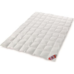 Schäfer Summer Duvet Cassette Bed Polaris Premium Canadian Down Duvet 100% Natural Goose Down Bed Warmth Level 1 (200 x 200 cm)