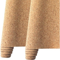 HYANG 2 Rolls Portuguese Real Cork Embossing PU Leather 30x135cm Faux Leather Suitable for Crafts Leather Earrings Bowknot Handbag Sewing (Type 04)