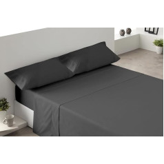 Degrees home - Premium Bed Linen 140 x 200 - 4 Pieces - Flat Sheet 140 x 200 cm - Fitted Sheet 140 x 200 cm Adjustable - 2 Pillowcases 70 x 50 cm