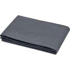 Lovely Casa - Duvet Cover - Size 240 x 220 cm - 100% Cotton Oeko-Tex Certified - Colour Slate - Model Eden - Home Bedding - Ideal for Double or Standard Beds