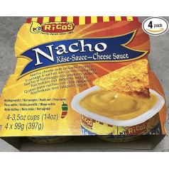 Rico's Nacho Cheese Dip, 4 x 3.5 Ounce by Rico's