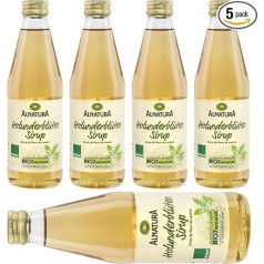Alnatura Elderflower Syrup 330 ml x 5 Pieces