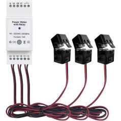 Innovative Smart Home Lösung Echtzeit-3-Phasen-Überwachung mit für Tuya kompatiblen Energiezähler (200 A)