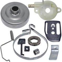 BTFWM Garden Tool Clutch Replacement, Kette Kupplung Kettenrad Trommel Felge, for Husqvarna, for 136 137 141 142 Gas Choke Stange Öl Pumpe Stange Platte Kettensäge ersetzen Ersatzteil