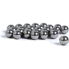 OXOLAMRIN Stainless Steel Balls, Precision Bearing Beads, Precision Steel Ball, Screw Ball, 3.0/3.175/3.5/3.969/4.0/4.5/4.763/5.0/5.205/5.40/5.50/5.556/5.953mm, 10pcs(5.40mm)