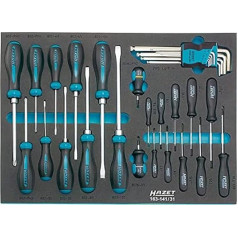 Hazet 163-141/31 Tool Set in Safety-Insert-System