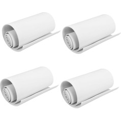 HOODANCOS 4 Rollen Schaumstoffrolle Blumenschaumblöcke Modell DIY Material Cosplay Material Cosplay Kleidungsmaterial Modellbau Material Weißes Eva