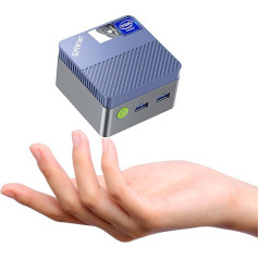 GMKtec Mini PC N97 with Windows 11 Pro, G5 Micro Desktop Computer, Intel Alder Lake N97 12th Generation (up to 3.60GHz), 12GB DDR5, 256GB Large Drive for Business, School, Micro PC