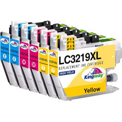 KINGWAY LC3219XL Cartridges Compatible with Brother LC3219XL LC3217 LC3219 XL Printer Cartridges for Brother MFC-J5330DW MFC-J5730DW MFC-J6930DW MFC-J5335DW MFC-J6530DW MFC-J6930DW MFC-J6935DW