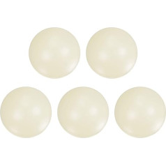 sourcing map PA66 Nylon Solid Plastic Balls 12 mm G3 Precision Bearing Ball Pack of 5