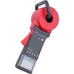 Stromzangenmessgerät, 0.01-1200ohm 32 * 32 MM 99 Sets Gespeicherte Daten Clamp-On Digitale Erdungswiderstand Tester Mit Alarmfunktion ETCR2100 +,Professioneller Mikrostromtester