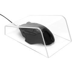 GEEKRIA Mouse Dust Cover, Acrylic Material Provides Dustproof (Clear)