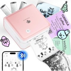 Phomemo M02 PRO Mini Printer - Thermal Pocket Printer, Bluetooth Sticker Printer for School, Home and Task Lists