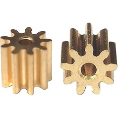 10 Stück 0,5 M 10/11/12/13/14 Zähne 0,5 Modul Zahnstange Stirnrad Präzisions-Kupferstahl CNC-Ritzel 3,98 mm Loch(14 Teeth-thick 5mm)