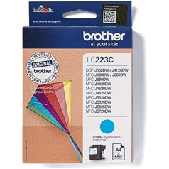 Brother Original Ink Cartridges LC-223BK Black (for Brother DCP-J4120DW, MFC-J4420DW, MFC-J4620DW, MFC-J4625DW, MFC-J5320DW, MFC-J5620DW, MFC-J5625DW, MFC-J5720DW)