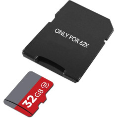 URVOLAX SD Card Adapter and 32G Micro SD Card Only for UR62/63X