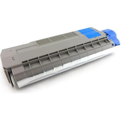 Green2Print Toner Cyan 6000 Pages Replaces Oki 46507507 Suitable for Oki C612N, C612DN, C612