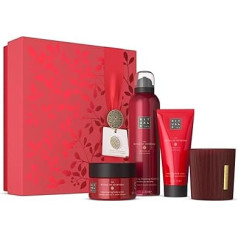 RITUALS The Ritual of Ayurveda Gift Set, M, Gift Box with 4 Personal Care Products with Indian Rose and Sweet Almond Oil, Balancing Fragrance