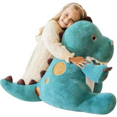EARTHSOUND Large Dinosaur Cuddly Toy, Giant Soft Toy, XL XXL Giant Plush Toy, Large Plush Toy, 60 cm, Soft Fluffy Plush Toys, Jumbo Soft Toy, Cute Gift for Children