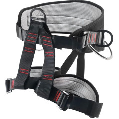NewDoar Climbing Harness, Mountaineering Climbing Harness, Half Body Belt, Waist Hip Protection, Adjustable Safety Belt for Rappelling, Fire Rescue, Tree Climbing, Tree Surgeon with Test Report