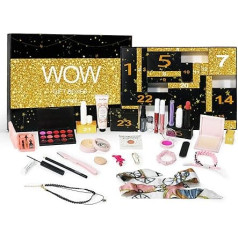 Dynaeuty Advent Calendar 2024, Makeup Set Box, Anticipation of Christmas with 24 Beauty Moments, Christmas Calendar with Makeup Products such as Lipstick, Eyelashes, Eyeshadow & Much More #B