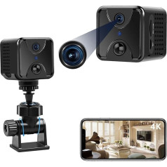 Tebetu Mini Camera WiFi Mini Security Cameras for Home Use Portable Mini Camera with Night Vision